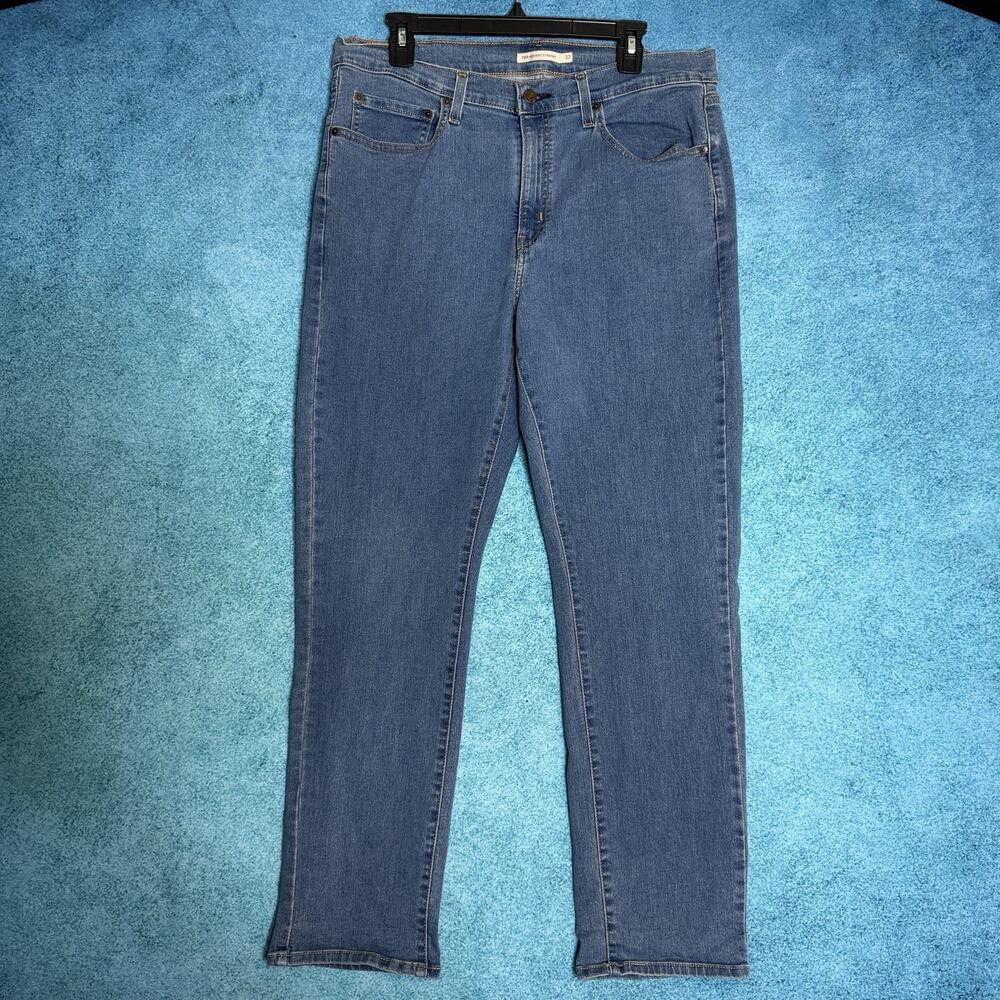 Levi’s 724 Women’s High Rise Straight Leg Stretch Jeans Sz 33 Fits 34x30
